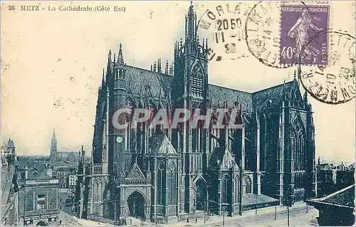 Cartes postales Metz La Cathedrale (Cote Est)