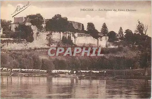 Ansichtskarte AK Decize Les Ruines du Vieux Chateau