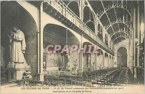 Ansichtskarte AK Les Eglises de Paris N D du Travail (Construite par Souscription Populaire en 1901)