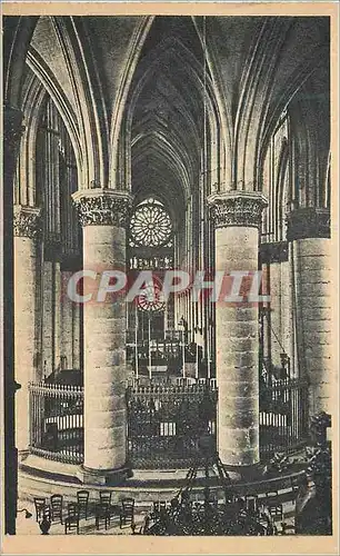 Cartes postales Cathedrale de Reims Vue Interieur