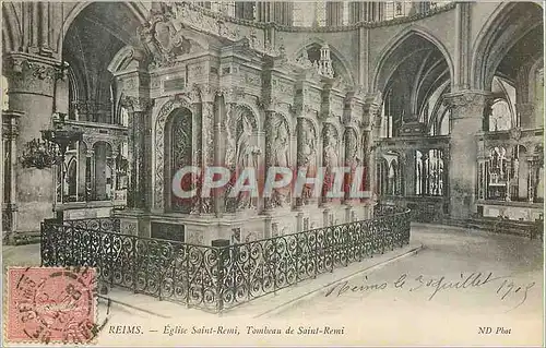 Cartes postales Reims Eglise Saint Remi Tombeau de Saint Remi