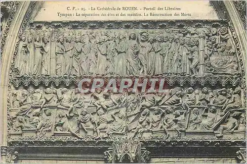 Cartes postales La Cathedrale Rouen Portail des Libraires