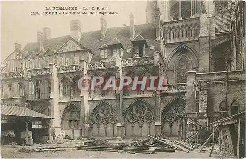 Ansichtskarte AK Rouen Normandie La Cathedrale Salle Capitulaire