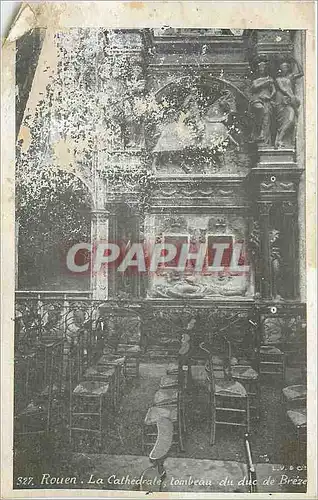 Ansichtskarte AK Rouen La Cathedrale Tombeau du Luc de Breze