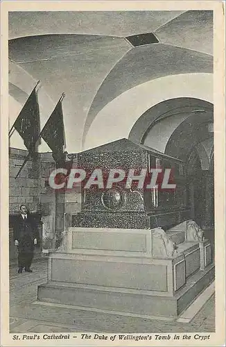 Cartes postales St Paul's Cathedral The Duke of Wellington's Tomb in the Crypt