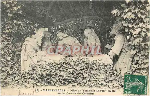 Ansichtskarte AK Malesherbes Mise au Tombeau (XVIIIe Siecle) Ancien fCouvent des Cordeliers