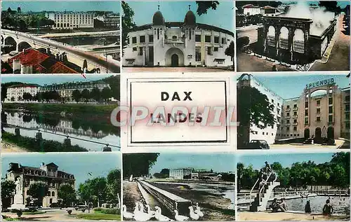 Cartes postales moderne Dax Landes Vue Generale Arenes Fontaine d'Eau Chaude
