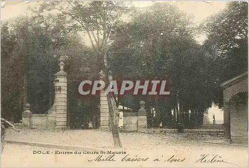 Cartes postales Dole Entree du Cours St Mauris