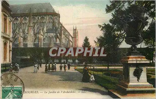 Cartes postales Bourges Le Jardin de l'Archeveche