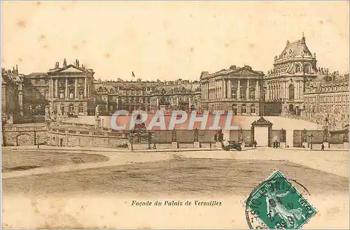 Cartes postales Facade du Palais de Versailles
