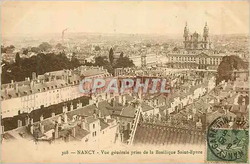 Ansichtskarte AK Nancy Vue Generale prise de la Basilique Saint Epvre