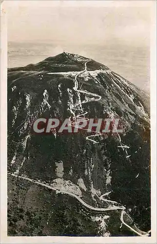 Moderne Karte L'Autoroute a Gauche et la Voie Romaine du Puy de Dome Partant du Col de Ceyssat