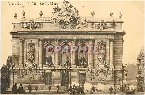 Cartes postales Lille le Theatre