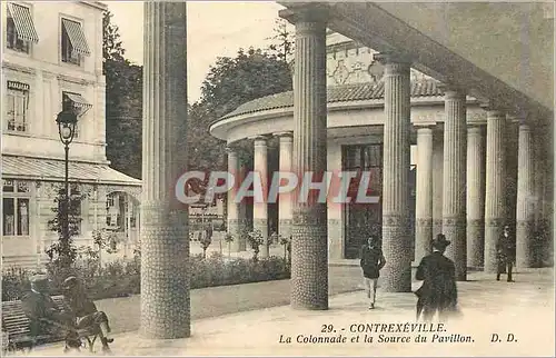 Cartes postales Contrexeville la Colonnade et la Source du Pavillon