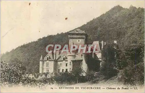 Cartes postales Environs de Vic Sur Cere Chateau de Pestel