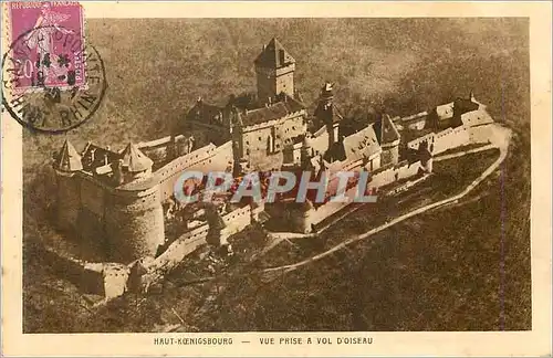 Cartes postales Haut Koenigsbourg Vue Prise a Vol d'Oiseau