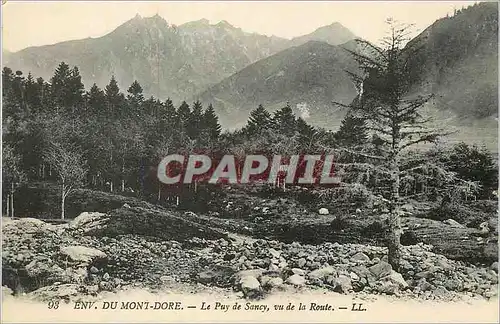 Ansichtskarte AK Env du Mont Dore le Puy de Sancy Vu de la Route