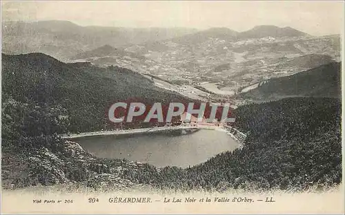 Ansichtskarte AK Gerardmer le lac Noir et la Vallee d'Orbey