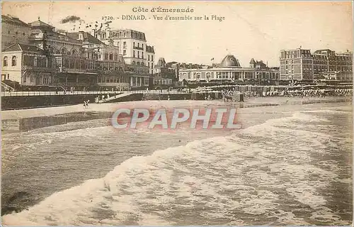 Cartes postales Dinard Vue d'Ensemble sur la Plage Cote d'Emeraude