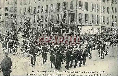 REPRO Funerailles des Victimes a Versailles Catastrophe du Dirigeable Republique le 25 Septembre 190