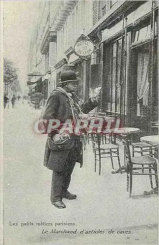 REPRO Les Petits Metiers Parisiens le Marchand d'Articles de Caves