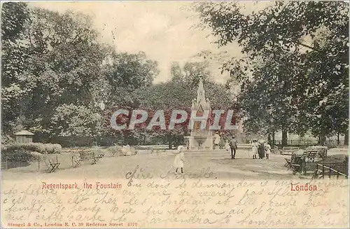 Cartes postales London Regentspark The Fountain