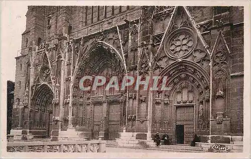 Ansichtskarte AK Vienne (Isere) Cathedrale Saint Maurice Les 3 Portails