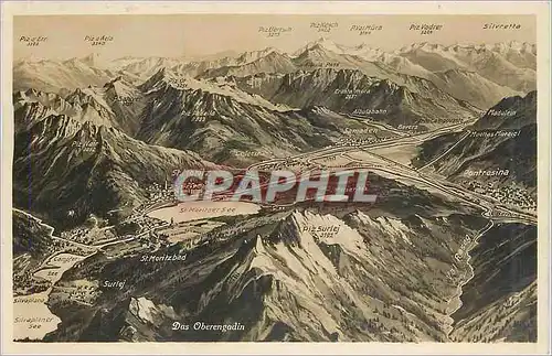 Cartes postales Das Oberengadin