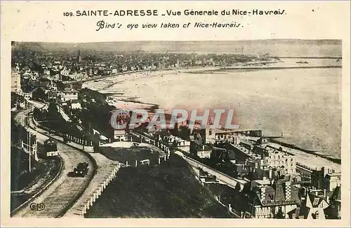 Moderne Karte Sainte Adresse Vue Generale du Nice Havrais