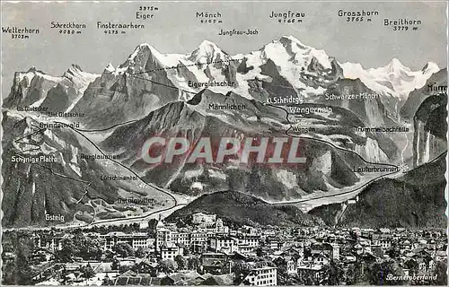 Cartes postales moderne Berner oberland