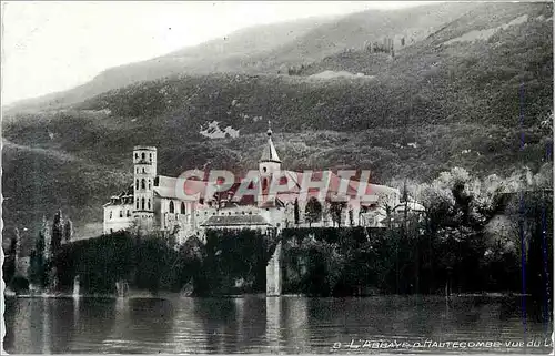 Moderne Karte L'Abbaye d'Hautecombe Vue du Lac