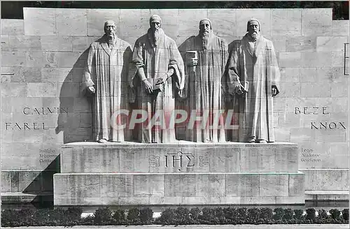 Moderne Karte Geneve Monument International de la Reformation