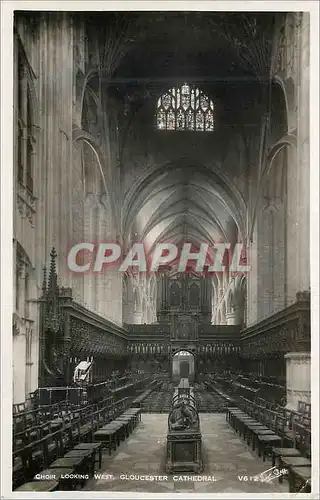 Moderne Karte Gloucester Cathedral Choir Looking West