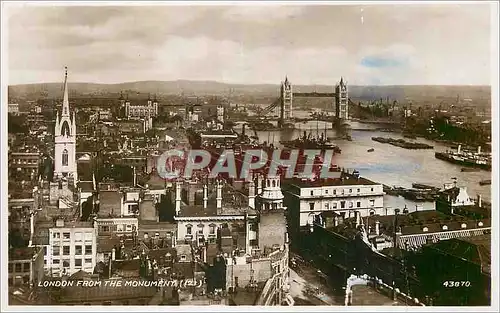 Moderne Karte London from the Monument