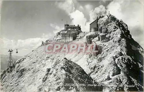 Cartes postales moderne Zugspitzgipfel 2964 m mit Ostgipfel