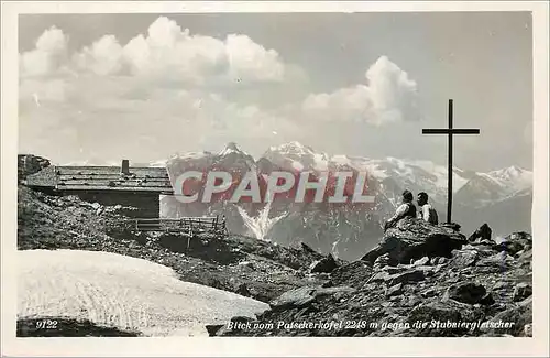 Moderne Karte Blick vom Patseherkofel 2248 m Gegen die Stabaiergletscher