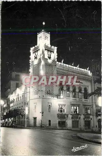 Cartes postales moderne Alger La Nuit Angle Avenue Pasteur et Boulevard Laferriere