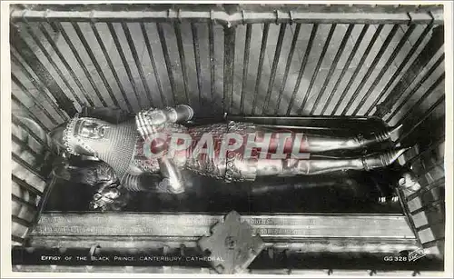 Moderne Karte Canterbury Cathedral Effigy of the Black Prince