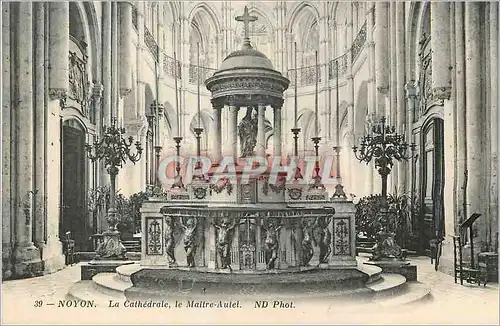 Cartes postales Noyon La Cathedrale Le Maitre Autel