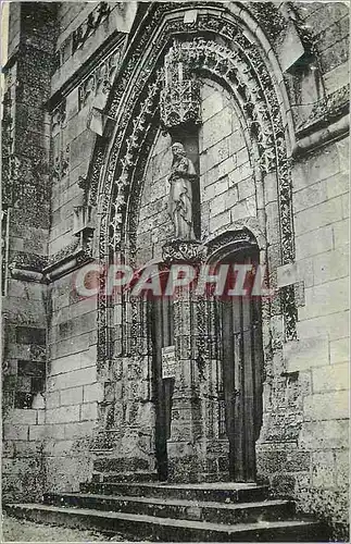 Ansichtskarte AK Poix (Somme) Le Portail de L'Eglise