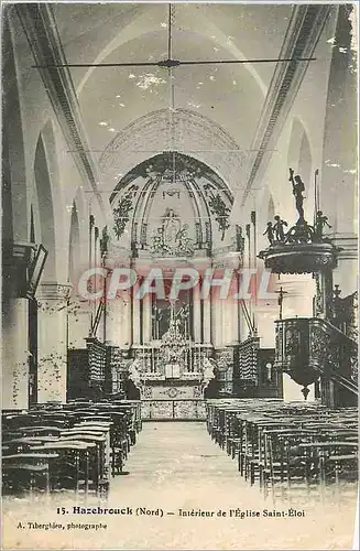 Cartes postales Hazebrouck (Nord) Interieur de l'Eglise Saint Eloi