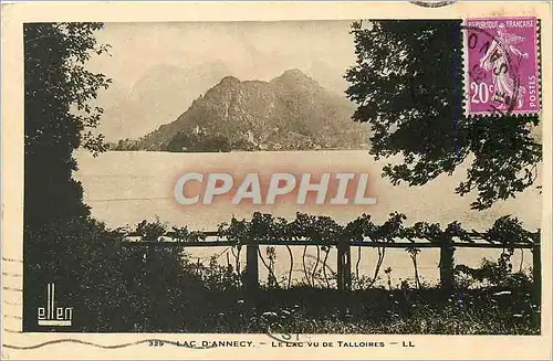 Cartes postales Lac d'Annecy Le Lac vu de Talloires