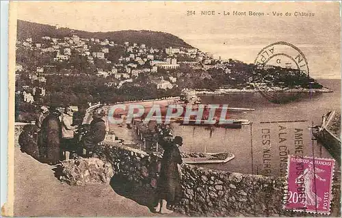 Cartes postales Nice Le Mont Blanc Vue du Chateau