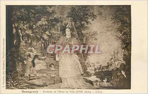 Cartes postales Beaugency Broderies de l'Hotel de Ville (XVIIe Siecle) L'Asie