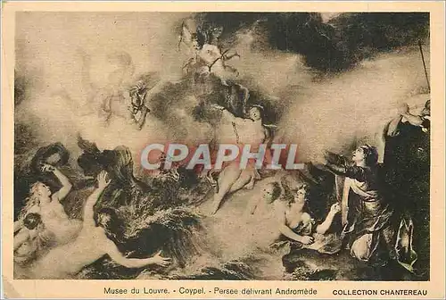 Cartes postales Musee du Louvre Coypel Persee Delivrant Andromede