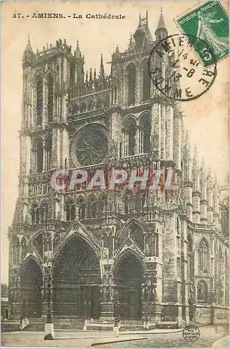 Cartes postales Amiens La Cathedrale