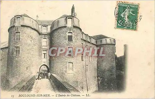 Cartes postales Boulogne sur Mer L'Entree du Chateau
