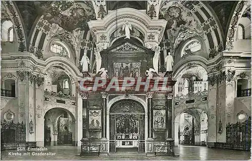 Moderne Karte Stift Einsiedeln Kirche mit Gnadenaltar