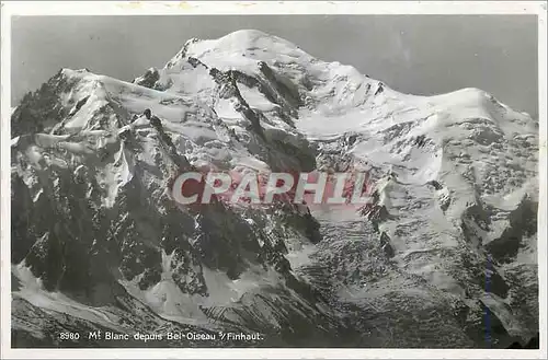 Cartes postales moderne Mont Blanc depuis Bel Oiseau sur Finhaut