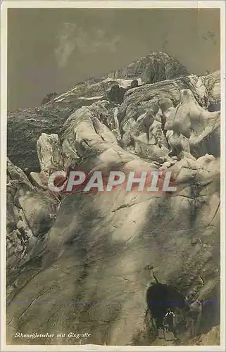 Cartes postales moderne Rhonegletscher mit Eisgrotte